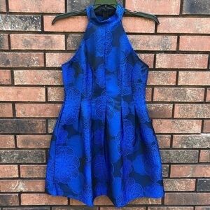 MYSTIC Royal Blue Prom Dress Size Large. EUC.